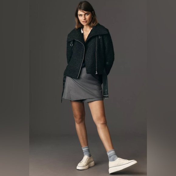 CHRLDR | Anthropology ~ Milki Cropped Teddy Bear Jacket - Picture 4 of 11